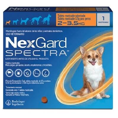 NexGard Spectra 2 – 3.5 kg | Tableta masticable