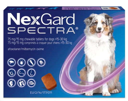 NexGard Spectra 15 – 30 kg | Tableta masticable