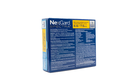 NexGard Spectra 3.6 – 7.5 kg | Tableta masticable